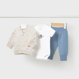 Tuta 3 pezzi neonato Mayoral