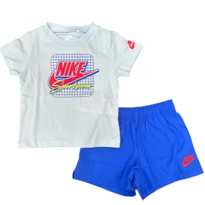 Completo maglietta a maniche corte con grafica e pantaloncino baby maschio