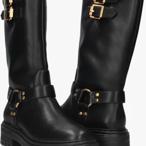 TWIN SET BIKER STIVALETTO NERO