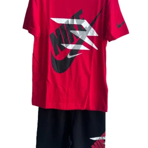 Set maglietta con grafica e pantaloncino ragazzo