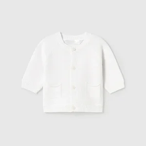 Giacca modello cardigan neonato