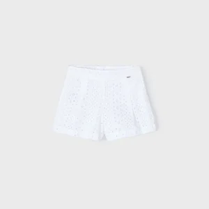 Pantaloncino traforato bambina