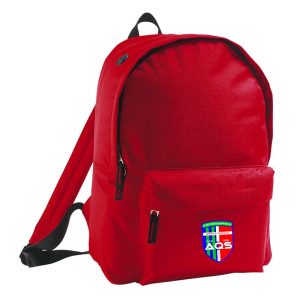 Zaino Rider rosso merch. AQS