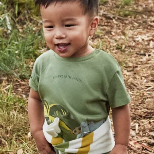 Maglietta giungla baby maschio