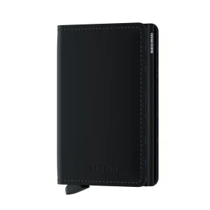 SECRID mini portafoglio miniwallet slim Matte nero