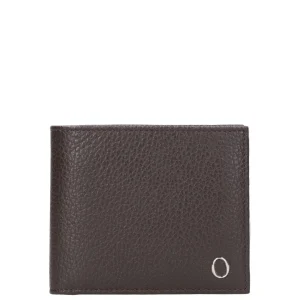 ORCIANI Portafogli in pelle uomo Micron Ebano