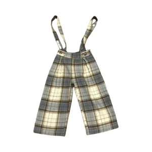 Pantalone palazzo con bretelle per bambina da 3anni a 7anni Paris Hilton PHBDU4236