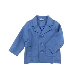 Giacca elegante blu per Bimbo Minibanda 3Q663