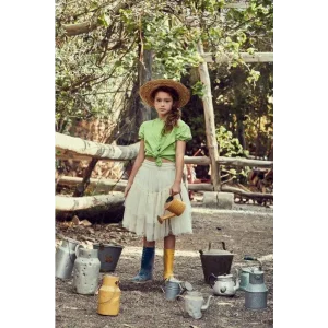 Gonna in Tulle panna per Ragazza da 8anni a 16anni Y-Clù Y19061