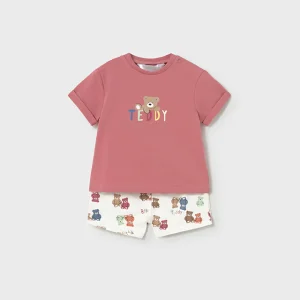 Completo 2 pezzi con pantaloncino neonato Mayoral