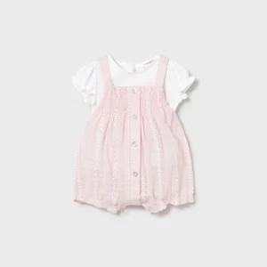 Completo salopette neonata Mayoral