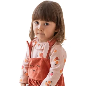 Completo neonata conigli arancione