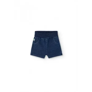 Boboli pantaloncini effetto denim neonati, morbidi