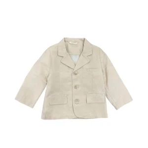 Giacca elegante beige per Bimbo Minibanda 3Q662