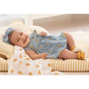 Mayoral Vestito Copri Pannolino Neonata in Cotone Morbido