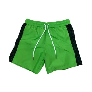 Bikkembergs Costumi bambino Verde con Cintura Elastico