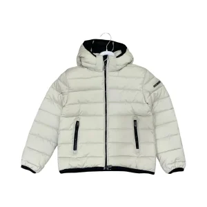 Piumino Bikkembergs da Ragazzo Colore Ghiaccio con Cappuccio Staccabile