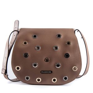 Borsa a Tracolla con Patta – Tortora