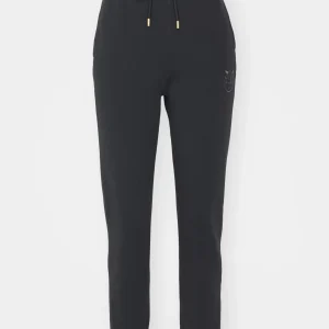 PINKO pantalone felpa tuta in cotone carico nero