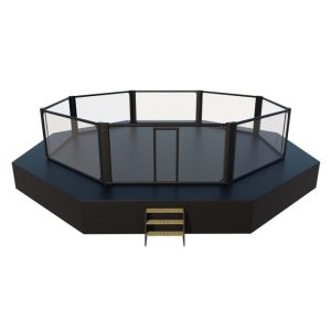 MMA Cage with sidewalk,