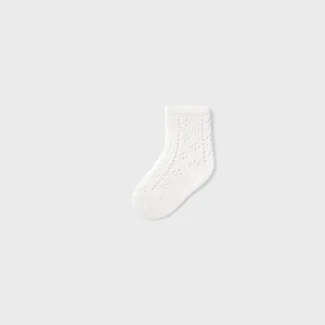 Calzino alto traforato