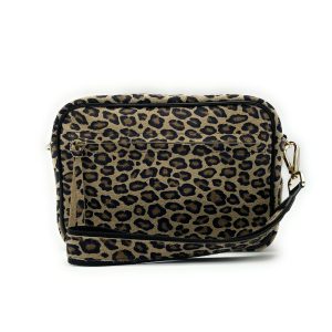 Camera Bag con Maniglia – Camoscio – Maculato