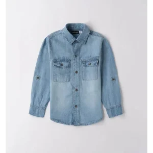 Camicia jeans da bambino da 18mesi a 8anni Sarabanda 0B038