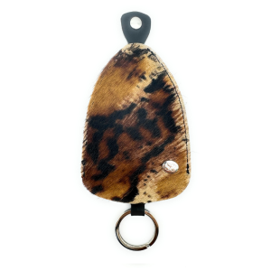 Portachiavi a Campana, vera pelle cavallino – Mix animalier