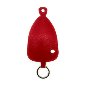 Portachiavi a Campana – Vera pelle – Rosso