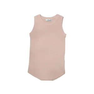 Canottiera Bambina Cipria Morbida e Elegante