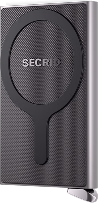 SECRID Premium Cardprotector+ Fluted For Magsafe silver