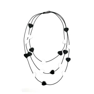 Collana Cuore – Vera pelle – Yin&Yang