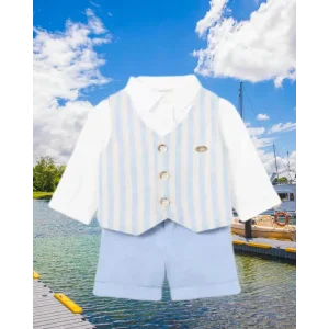 Completo 2 pezzi gilet lino neonato Da 0mesi A 18mesi Mayoral 1220