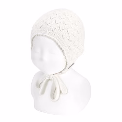 Cuffietta in filo ricamata Condor