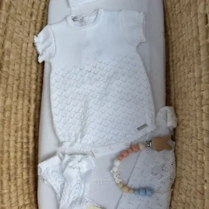 Pagliaccetto traforato in cotone unisex condor