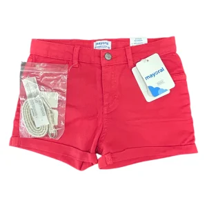 Pantaloncino jeans con cintura ragazza