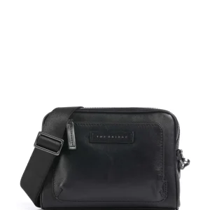 THE BRIDGE TRACOLLA UOMO FILIPPO  IN PELLE NERO