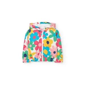 Boboli Felpa Bambina Cappuccio Staccabile Colorata