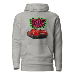 Felpa con Cappuccio Alfa Romeo 4C Bad Ass | Stile e Passione Automobilistica