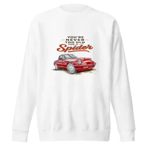 Felpa Girocollo Alfa Duetto - Stile e Passione Automobilistica