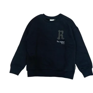 Felpa nera girocollo felpata – stile trendy per ragazzi fino a 16 anni