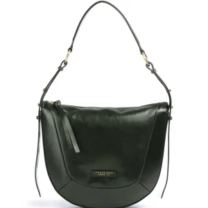 THE BRIDGE borsa a spalla fedora in pelle verde muschio