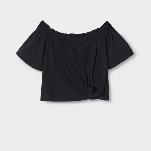 Maglietta dettaglio cuore ragazza