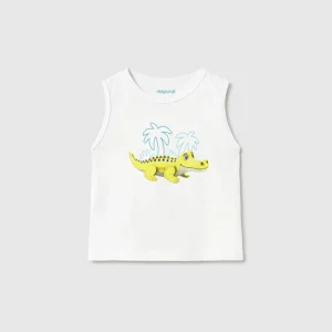 Canotta con stampa baby boy Mayoral