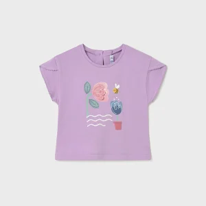 T-shirt con stampa ape baby girl Mayoral