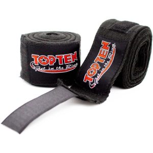 Fascetta, benda da boxe inelastica – 5,0 cm x 500 cm, Nero