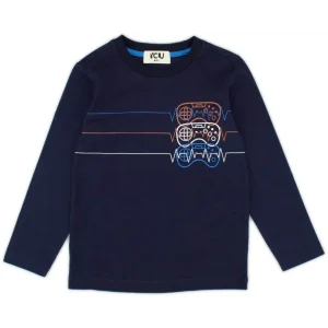 Maglietta Blu per bambino da 3anni a 7anni Y-Clù BYB10415