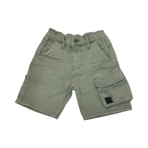 JEANS BERMUDA CON TASCHE VERDE BAMBINO