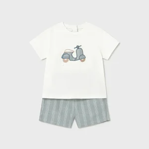 Completo con bermuda baby boy Mayoral