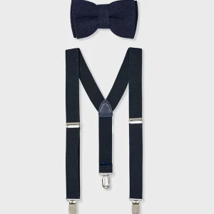 Set papillon e bretelle bambino